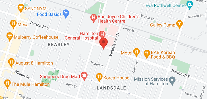 map of 266 West Avenue N